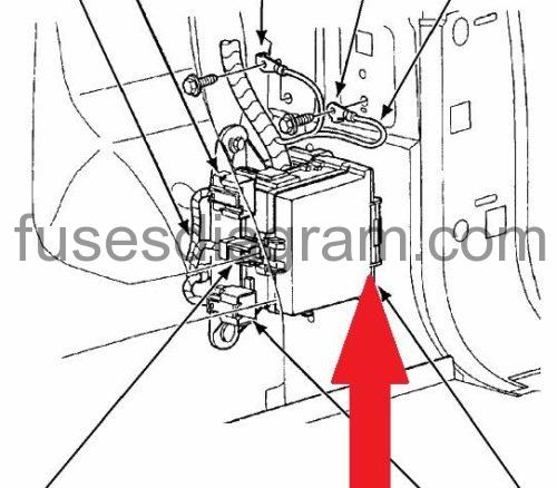 Fuses and relays box diagram Mercury Mountaineer 2002-2005 2002 dodge reverse light wiring diagram 