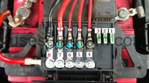 Fuse box Volkswagen Golf 4 2002 beetle door wiring diagram 