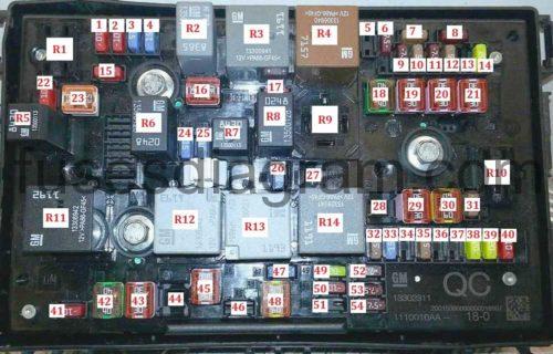 Fuse box Opel/Vauxhall Astra J holden wiper motor wiring diagram 