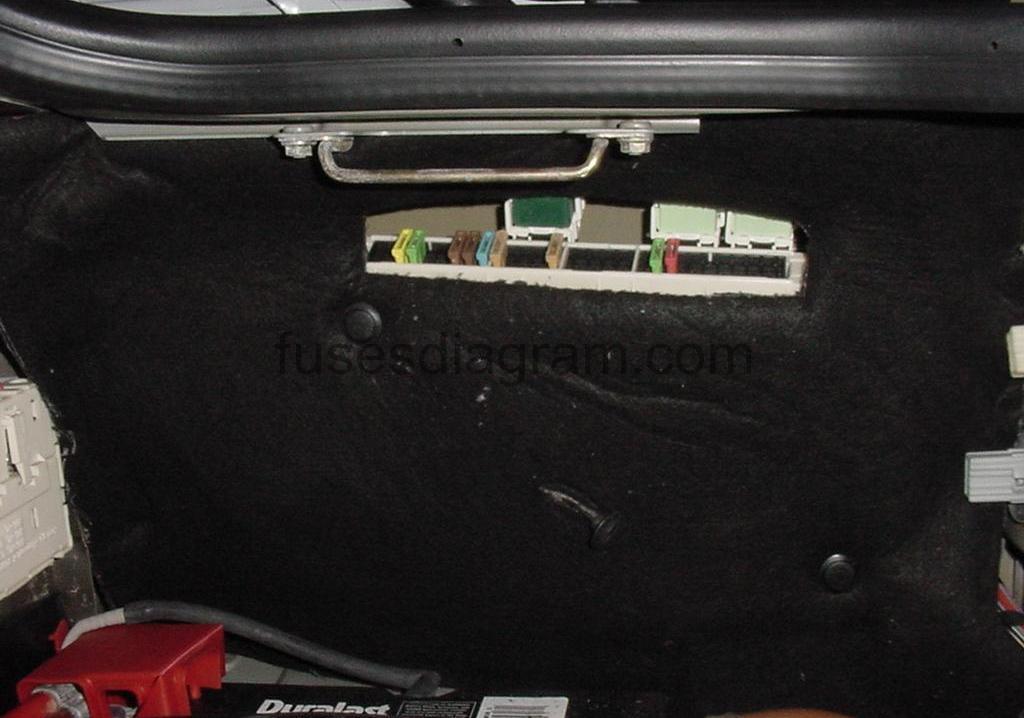 Fuse box BMW 5 E39 2002 bmw 540i fuse box 