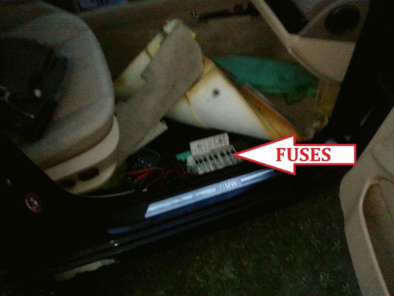 Fuse box diagram BMW 5 E39 (1996 2003)