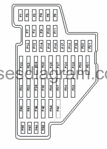 passat b6 number plate light fuse