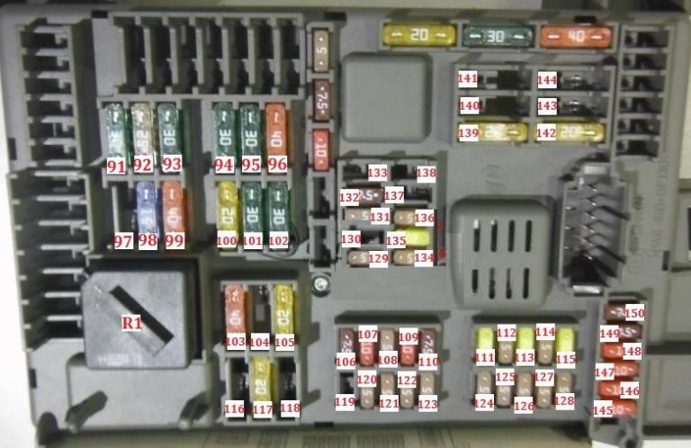 Fuse Box Diagram Bmw X5 E70 (2006 - 2013)