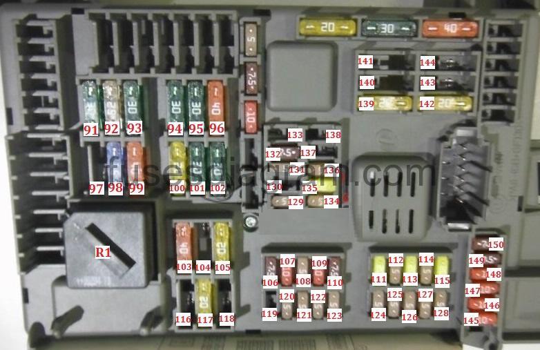 2009 bmw x5 fuse box location