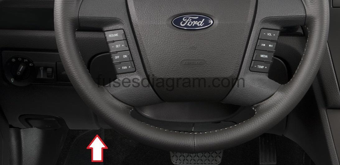 Fuse box Ford Fusion sedan 2006-2012