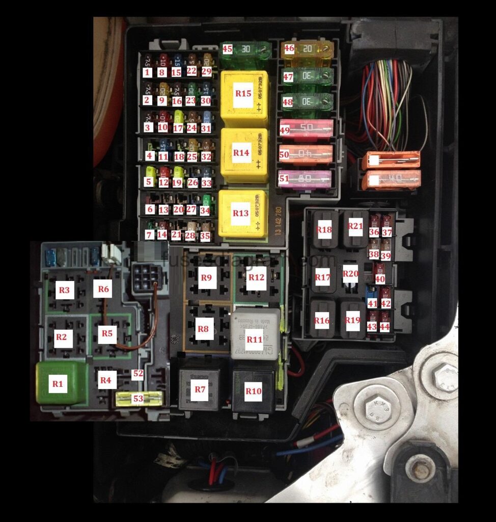 Fuse box Opel/Vauxhall Corsa C nissan 1400 bakkie wiring diagram 