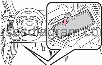 Fuse box Toyota Corolla 2007-2013 ford f1 wiring diagram 