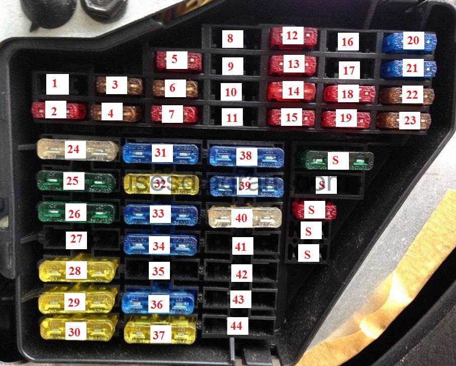 Fuse box Volkswagen Passat B5 audi cruise control diagram 