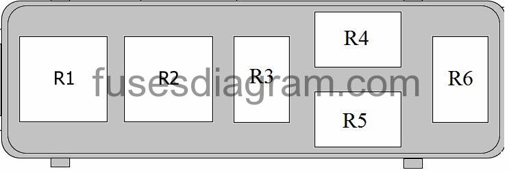 Fuse box diagram Lexus IS 200, IS 300