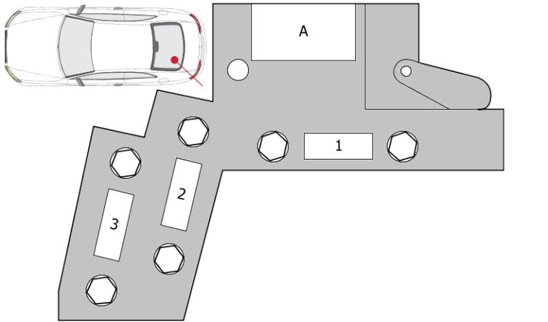 Fuses and relay Audi A5 (2007-2016)