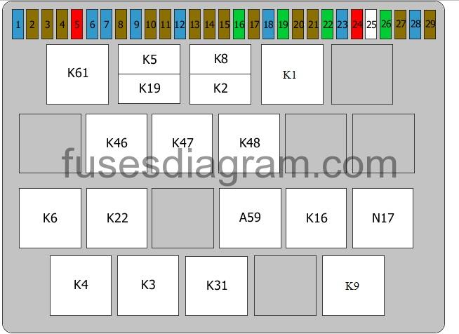 Fuse Box Diagram Bmw 5 E34