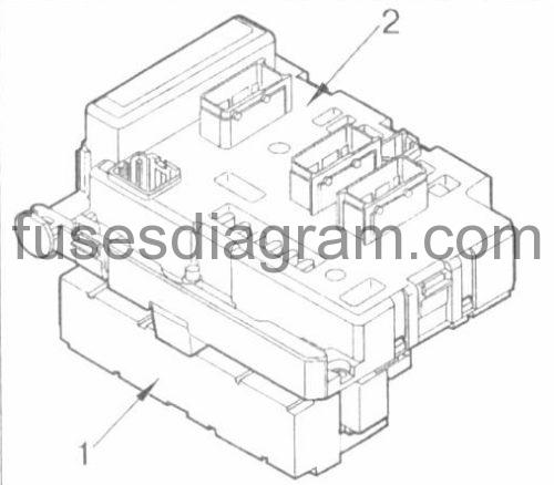 Fuse box diagram Citroen C5 20012008