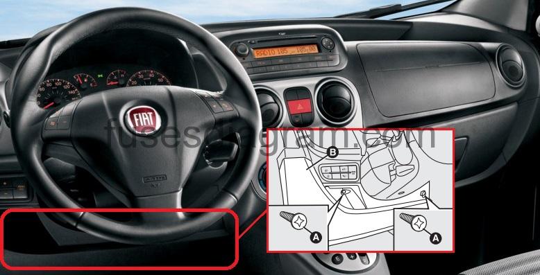 Fuse box diagram Fiat Fiorino /Qubo 2008-2018
